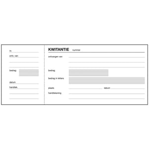 Sigel 40030 Expres kwitantieboekje / 100 vel