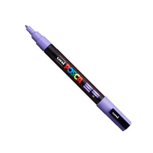 POSCA PC-3M verfmarker / lila / ronde punt / 0,9 - 1,3 mm