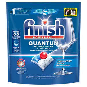 Finish Quantum All-In-1 Vaatwastabletten / Regular / 33 stuks