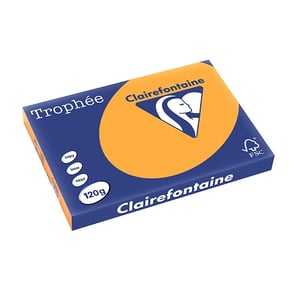 Clairefontaine papier / oranje / A3 / 120 gr. / 250 vel